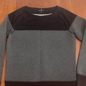 Athleta Black and Gray Sweatshirt
